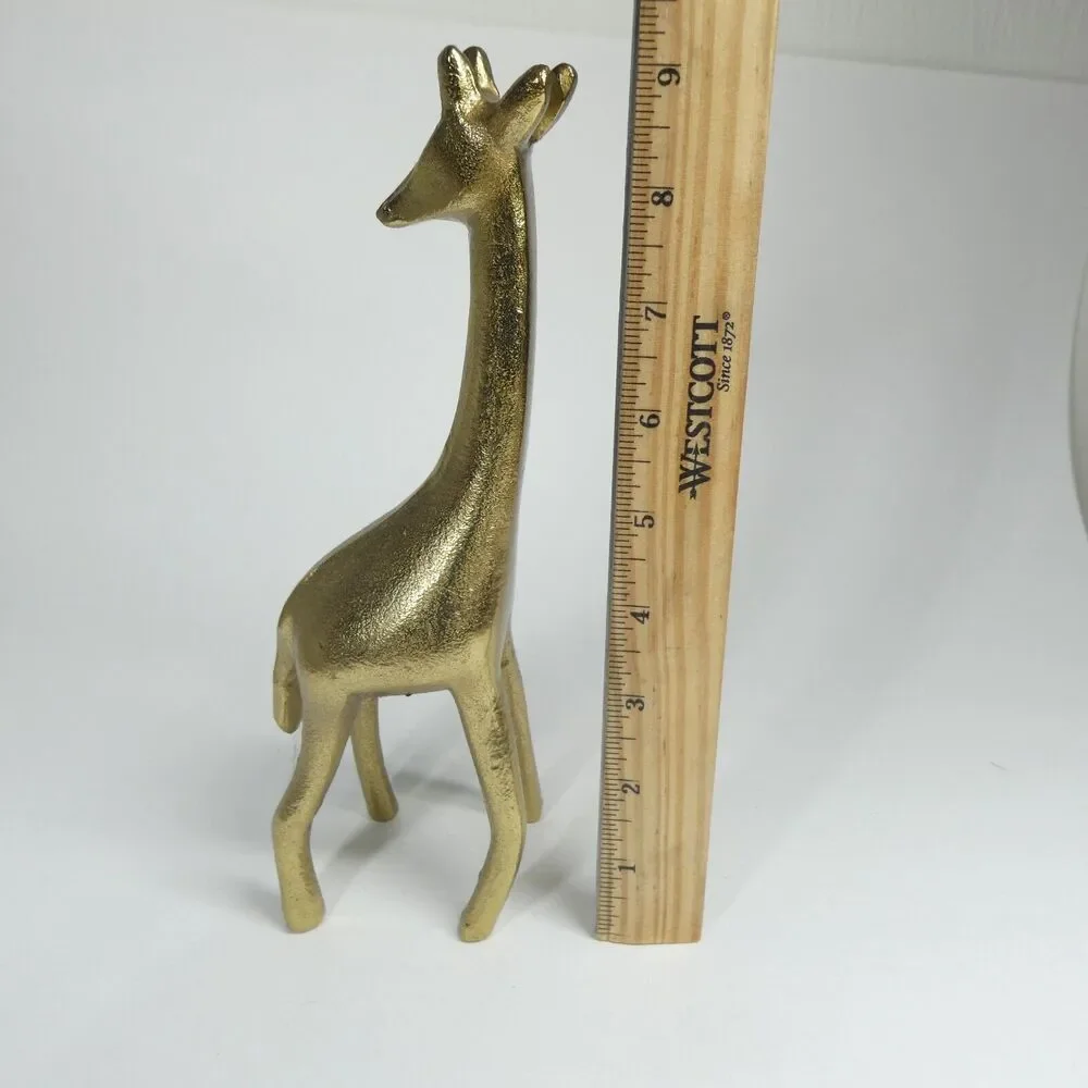 Brass Giraffe Figurine 9